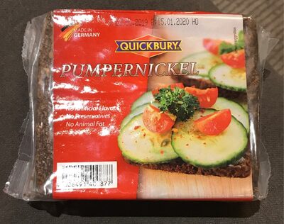 Quickbury Pumpernickel Bread