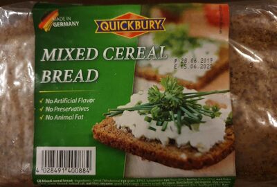 Quickbury Mixed Cereal Bread 500G