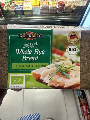 Organic Whole Rye Bread