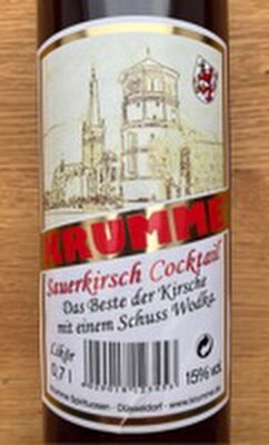 Krumme Sauerkirsch Cocktail front packaging