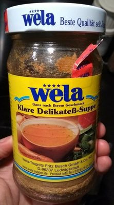 Wela Klare Delikateß suppe 1 / 2 Glas