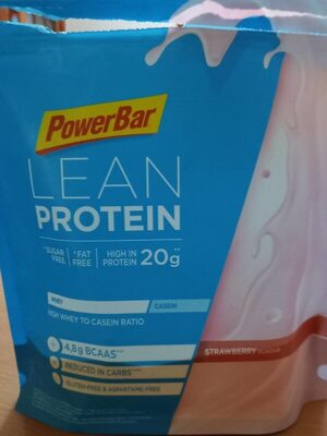 Power bar lean protein front packaging