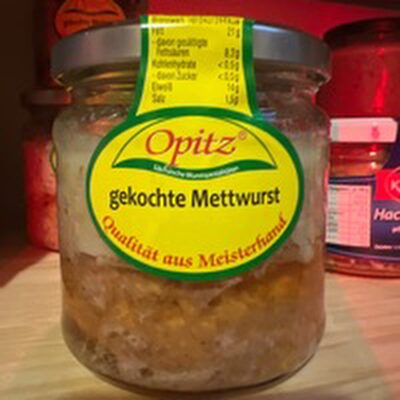 gekochte Mettwurst