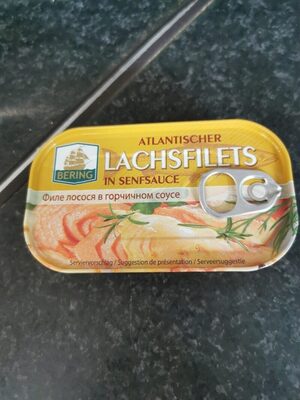 Lachsfilet in senfsause