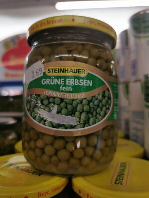 Grüne erbsen