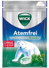 Hustenbonbons mit Eukalyptus "Atemfrei" front packaging