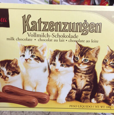Kattetunger Mælkechokolade front packaging