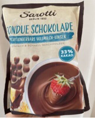 Fondue Schokolade Vollmilch