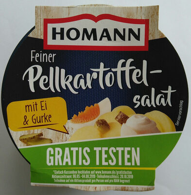 Feiner Pellkartoffelsalat mit Ei & Gurke
