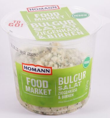 Bulgur Salat Ziegenkäse & Birnen