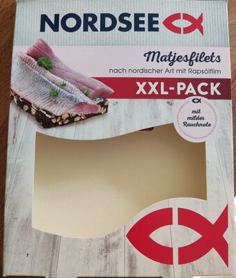 Matjesfilets nach nordischer Art mit Rapsölfilm, mit milder Rauchnote