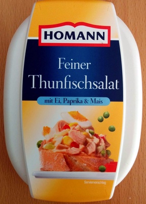 Feiner Thunfischsalat mit Ei, Paprika & Mais