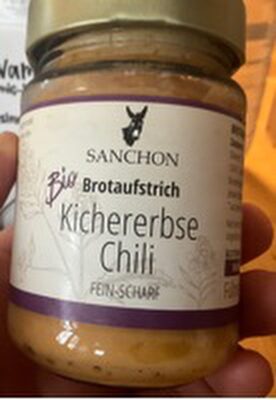 Kichererbse Chili Bio Brotaufstrich