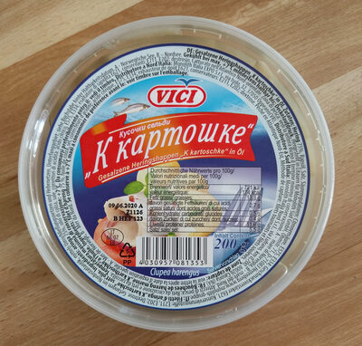 Gesalzene Heringshappen ';K kartoschke'; in Öl