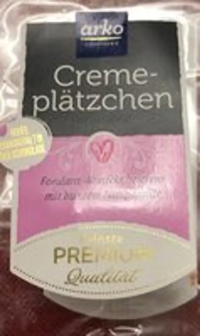 Süßes Cremeplätzchen