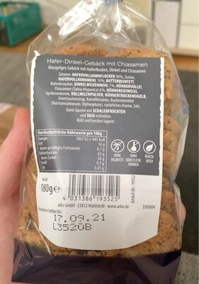 Hafer Dinkel Gebäck