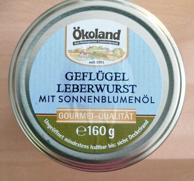 Geflügelleberwurst mit Sonnenblumenöl