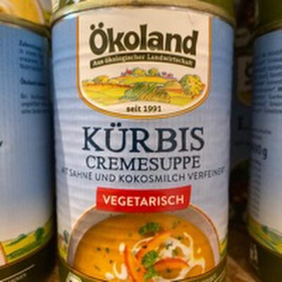 Kürbiscreme Suppe