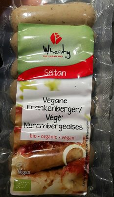 Mini Frankfurts de seitán blancos