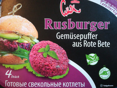 Rusburger Gemüsepuffer aus Rote Bete