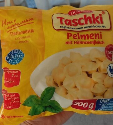 Pelmeni mit Hähnchenfleischfüllung