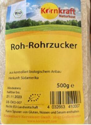 Roh-Rohrzucker