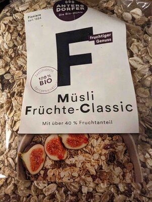 Müsli Früchte Classic front packaging