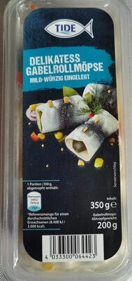 Delikatess Gabelrollmöpse front packaging