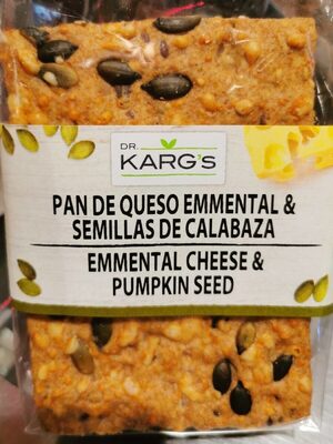 Pan de queso emmental y semillas de calabaza