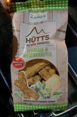 Rustinis Bergkäse & Wiesenkräuter front packaging