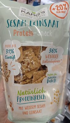 Sesam Leinsaat Protein-Snack