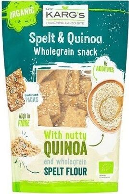 Organic Spelt & Quinoa Wholegrain Snack
