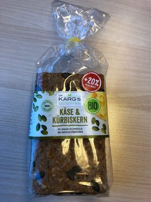 Knckebrot,Kse Und Krbiskern front packaging