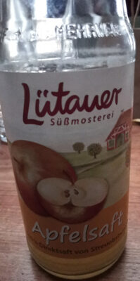 Apfelsaft front packaging