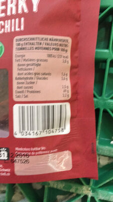 Beef Jerky Sweet Chili