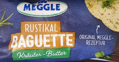 Rustikal Baguette Kräuter Butter