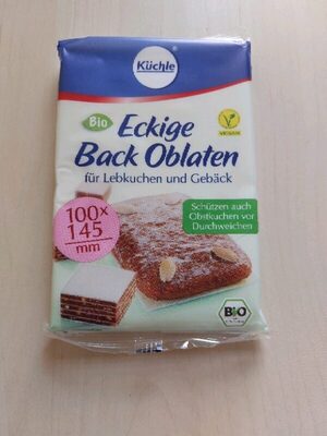 Eckige Back Oblaten