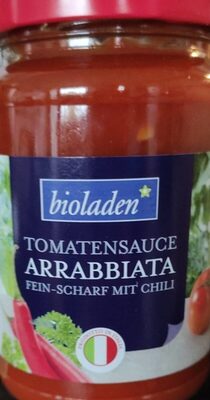 Tomatensauce Arrabbliata front packaging