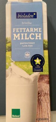Fettarme Milch front packaging