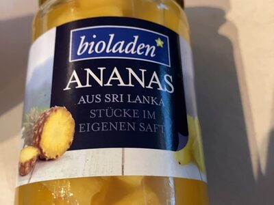 Ananas Stücke im eigenen Saft front packaging