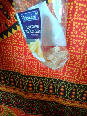 Bioladen Bio Ingwerstäbchen Kandiert