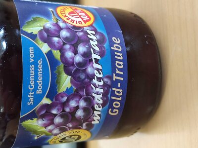 Traubensaft rot front packaging