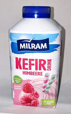 Milram Friesen Drink Himbeere front packaging