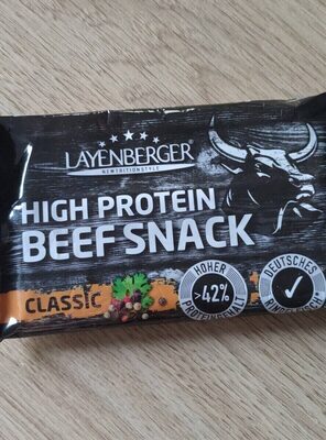 High protein beef snack