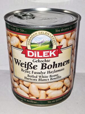 Gekochte weiße Bohnen