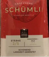 Café Creme Schümli Kaffee
