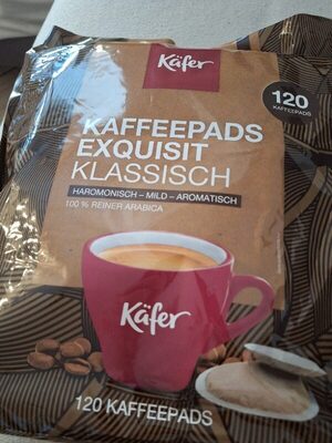 Kaffeepads Exquisit klassisch front packaging