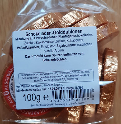 Schokoladen-Golddublonen