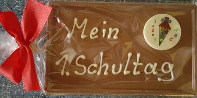 "Mein 1. Schultag" Schokoladentafel