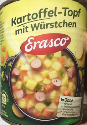 Erasco Kartoffelsuppe m. Würstchen front packaging